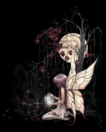 Gif animé gothique elfe